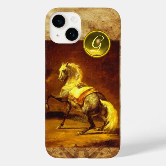DAPPLED GRAY HORSE MONOGRAM Case-Mate iPhone CASE (Achterkant)