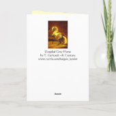 DAPPLED GRAY HORSE PARCHMENT Monogram Notitiekaartje (Achterkant)