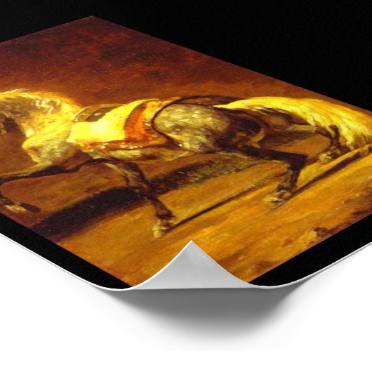 DAPPLED GRAY HORSE POSTER (Hoek)