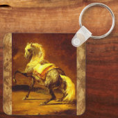 DAPPLED GRAY HORSE SLEUTELHANGER (Achterkant)