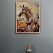 Dappled Grijs Wild Paard Decoupage Tissuepapier