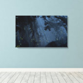 Dapplewood (Nacht) Canvas Afdruk (Insitu (Houten vloer))