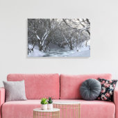 Dapplewood (Winter) Canvas Afdruk (Insitu (Woonkamer))