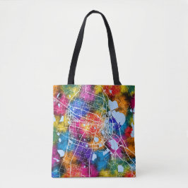 Daqing China Stadsplattegrond Tote Bag
