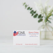 DAR Business Card Visitekaartje (Staand voorkant)