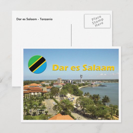Dar es Salaam - Briefkaart Tanzania (Voorkant / Achterkant)