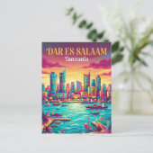 Dar es Salaam haven Tanzania Briefkaart (Staand voorkant)