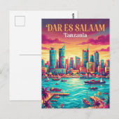 Dar es Salaam haven Tanzania Briefkaart (Voorkant / Achterkant)