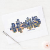 Dar es Salaam Skyline Rechthoekige Sticker (Envelop)
