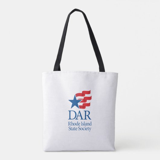DAR Gaspee250 - Cursief Logo op basisTas Tote Bag (Achterkant)