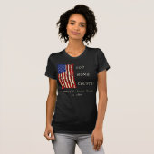 DAR Motto (Daughters of the American Revolution) T-shirt (Voorkant volledig)