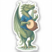 Darbuka Dragon Midfielder Sticker (Voorkant)