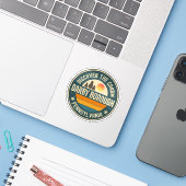 Darby borough, Pennsylvania Sticker (Laptop met iPhone)