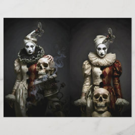 Darc Romantic Scrapbook Sheet Briefhoofd