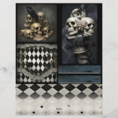 Darc Romantic Scrapbook Sheet Briefhoofd (Achterkant)