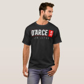 Darce Choke Jiu    JitsuBJJ Braziliaans martial T-shirt (Voorkant volledig)