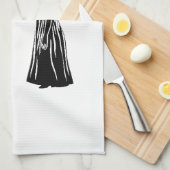 Darcy and Lizzy Silhouette Theedoek (Quarter Fold)