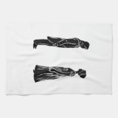 Darcy and Lizzy Silhouette Theedoek (Horizontaal)