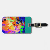 Darcy Bagagelabel in het Blauwgroen (Voorkant horizontaal)