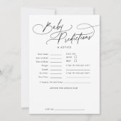 DARCY Boho Baby voorspellingen Baby shower spel Ka Kaart (Voorkant)