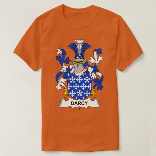 Darcy Coat of Arms Family Crest  T-shirt (Design voorkant)