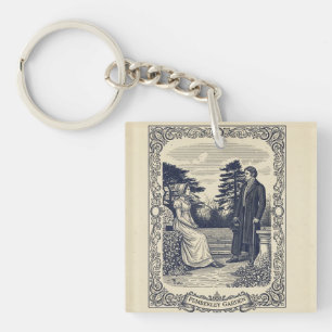 Darcy & Elizabeth scène Sleutelhanger