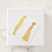 Darcy & Elizabeth Silhouet Bedankjes Labels (Met doos)