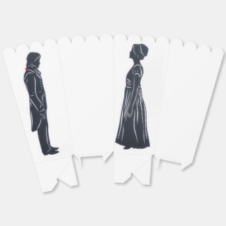Darcy en Elizabeth Silhouetten Bedankdoosjes