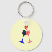 Darcy en Elizabeth sleutelhanger (Voorkant)