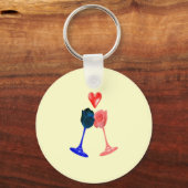 Darcy en Elizabeth sleutelhanger (Voorkant)