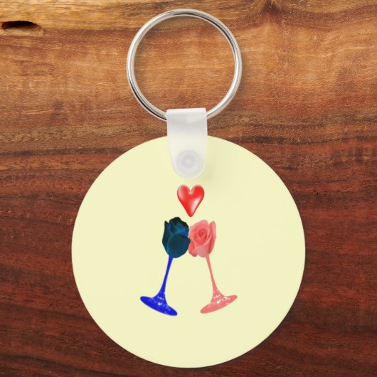 Darcy en Elizabeth sleutelhanger (Voorkant)