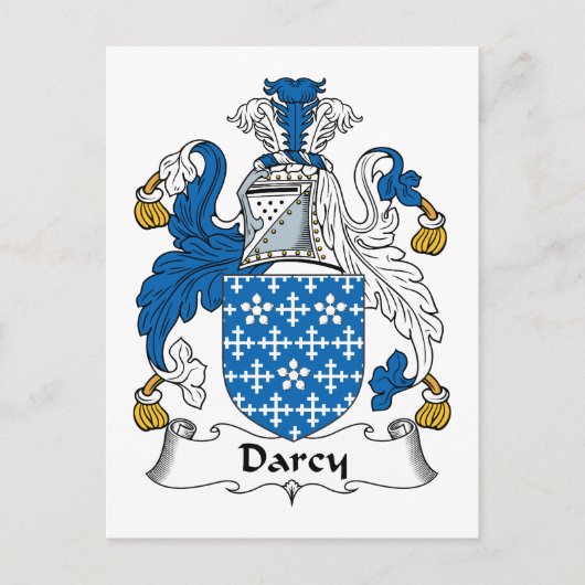 Darcy Family Crest Briefkaart (Voorkant)