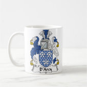 D'Arcy Family Crest Koffiemok (Links)