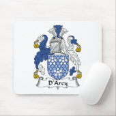 D'Arcy Family Crest Muismat (Met muis)
