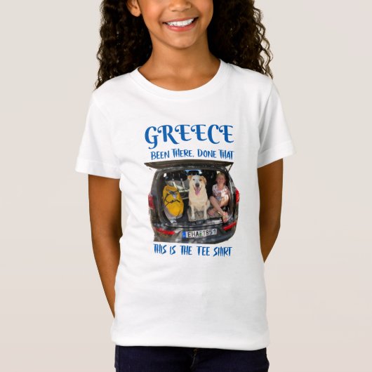 Darcy in Griekenland T-shirt (Voorkant)