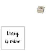 Darcy Jane Austen stempel, Mr Darcy liefde Rubberstempel (Gestempeld)