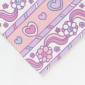 Darcy letter D aangepaste naam betekent patroon Fleece Deken (Hoek)