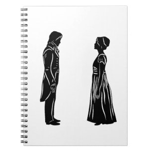 Darcy & Lizzy silhouet Notitieboek