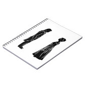 Darcy & Lizzy silhouette Notitieboek (Linkerzijde)