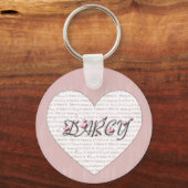 Darcy met Hearts. Sleutelhanger (Voorkant)