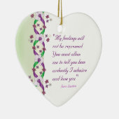 Darcy Quote  Ornament (Rechts)
