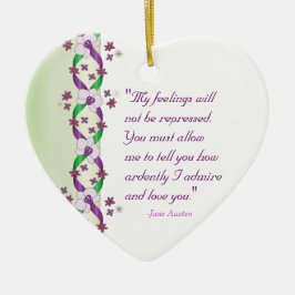 Darcy Quote Ornament