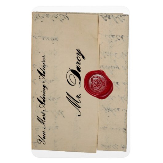 Darcy Regency Love Letter Magneet (Verticaal)