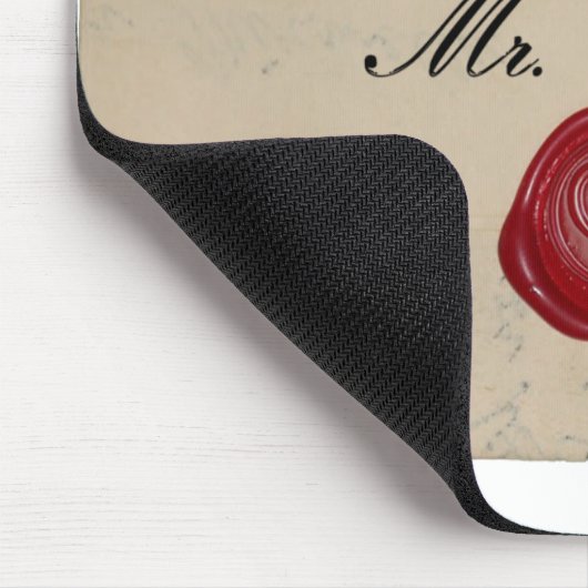 Darcy Regency Love Letter Mousepad Muismat (Hoek)