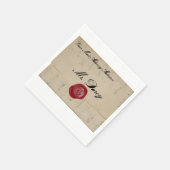 Darcy Regency Love Letter Servetten (Hoek)