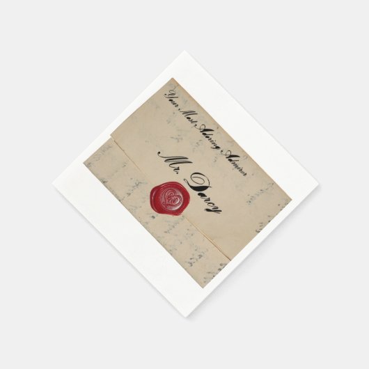 Darcy Regency Love Letter Servetten (Hoek)
