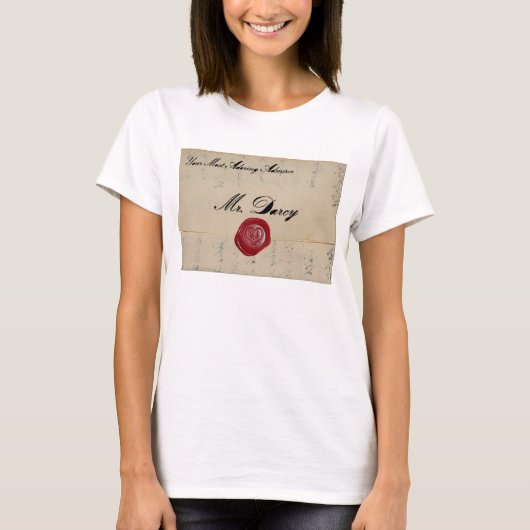 Darcy Regency Love Letter T-shirt (Voorkant)