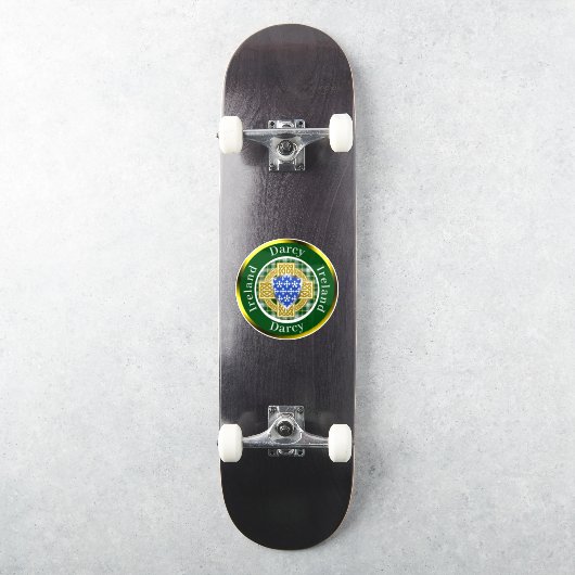 Darcy Shield & Celtic Cross gepersonaliseerd Sticker (Skateboard)