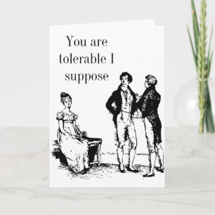 Darcy Valentijn Card no2 - Pride and Prejudice Feestdagen Kaart