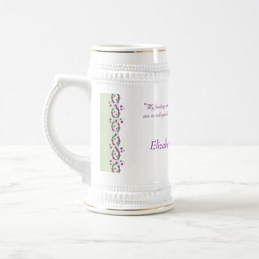 Darcy Wedding Stein Bierpul (Links)